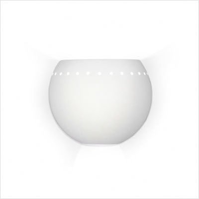 St. Lucia One Light Wall Sconce Bulb Type: Fluorescent, Copper Wire Stitch: Stitching with Shard, Finish: Faux Royal Gold Satin