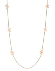 36 Inch Beaded Station Necklace