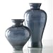 Large Recycled Glass Topspin Vase (Charcoal)
