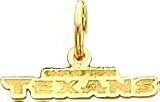 14K Gold NFL Houston Texans Charm