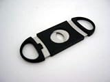 Cigar Cutter - Black - Double Blade - New in Gift Box