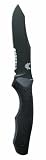 Benchmade Osborne Fixed Blade Contego with Partial Serrated Black Blade