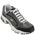 Skechers Men's Stamina (Charcoal/Black 11.0 W)