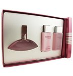 EUPHORIA BLOSSOM by Calvin Klein for Women SET-EDT SPRAY 3.4 OZ & BODY LOTION 3.4 OZ & BODY WASH 3.4 OZ