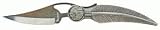 Indian Feather Folding Pocket Knife