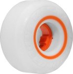 Ricta Speedrings White / Orange Skateboard Wheels - 54mm 81b (Set of 4)