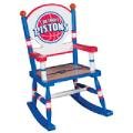 Detroit Pistons Rocking Chair for Kids - Wooden NBA Rocker
