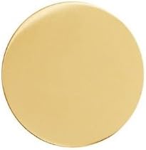 14/20 Yellow Gold-Filled Double-Clad 9.5mm Round Stamping, 22-Ga.
