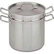 Royal Industries ROY SS DB 12 12 Qt Induction-Ready Stainless Steel Double Boiler