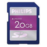 PHILIPS PSP-LFH9002 PHILIPS 2GB SD CARD - - LFH9002