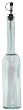 Spanish Recycled Glass Tall Oil Bottle 12.5"H Set of Two