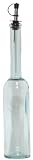 Spanish Recycled Glass Tall Oil Bottle 12.5"H Set of Two