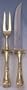 GOLD PLATED CARVING SET