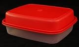 Tupperware Red Marinading Season-serve Container