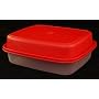Tupperware Red Marinading Season-serve Container