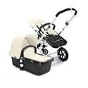 Bugaboo Cameleon Stroller - Dark Grey Base - Off-White Canvas