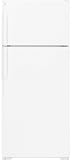 GE GTS18GCS 18.2 cu. ft. Top-Freezer Refrigerator with 2 Glass Shelves, Gallon Door Storage, Upfront Temperature Controls and Automatic Icemaker