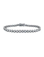 Diamond Tennis Bracelet : Platinum - 5.00 CT Diamonds