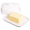 Kitchen Craft Butter Dish with Cover, Porcelain
