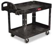 BUY NOW DIRECT -Rubbermaid Commercial Heavy-Duty Utility Cart-PT# BND- USRCP452088BK