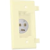 Midlite Powerport Tm 2Gang Splitplate Alm Nic
