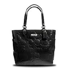 Coach 19818 Signature Gal Emb Pat Ns Tote