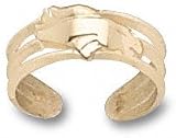 Denver Broncos Solid 14K Gold Bronco Logo Toe Ring
