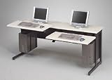 BALT Smart One 72 Ergonomic Workstation, 72w x 33d x 25-37h, Gray Laminate Top