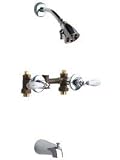 Diverter Tub Spout Shower Set - Chrome