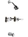Diverter Tub Spout Shower Set - Chrome