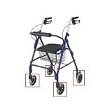 Ultra Lightweight Aluminum Rollator - Replacement Wheels Only