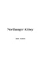 Northanger Abbey
