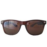 Vintage Wayfarer Style Sunglasses Brown