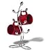 Italio Silver Chrome Mug 6 Coffee Cup Stand Tree