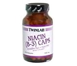 Niacin (B-3) Caps 1000 mg by Twinlab 100 Capsules