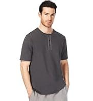 Autograph Henley Neck Piped Pyjama Top with Modal