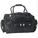 Embassy Italian Stone Design 23 inch Black Genuine Lambskin Leather Travel Bag