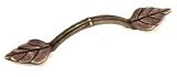Review Laurey 25078 / Laurey 76mm Leaf Pull- weathered antique bronze
