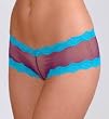 honeydew Low Rise Fishnet BoyShort Panty with Lace Trim (931)