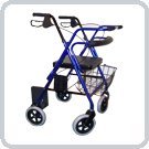 Bantex Companion Rollator (Walker/Chair/Wheelchair) -- 3-in-1 solution (FREE SHIPPING)!
