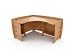 Legare Select Furniture,60" x 47" Corner Desk - Wheat