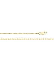 Lasered Titan Gold Rope Chain 14K Gold Yellow Ch471 18 Inch