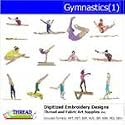 Digitized Embroidery Designs - Gymnastics(1) - CD