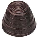 Chocolate Mold: Spiral Cone 28 mm dia. x 21 mm deep. 40 cavities