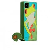Case-Mate iPhone 4S / 4 Creatures: Green Tree Frog Case, Aqua クリーチャーズ グリーン・トゥリー・フロッグ シリコン ケース, ティール CM019531