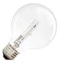 GE 16771 40-Watt Halogen G25 Vanity Globe Light Bulb, 1-Pack
