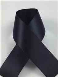 Schiff Ribbons 2244-5 100-Yard Polyester Double Face Satin Ribbon, 7/8-Inch, Black