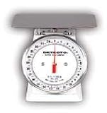 Detecto PT-25 Petite Top Loading Dial Kitchen - Food Scale, 25 lb. x 1/8 lb., Fixed Dial
