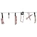 Bloody Weapon Garland, 7 1/2ft