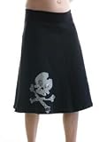 Maternity Skull Skirt - Solid Black or Skull Design - by ROCKSTARMOMS